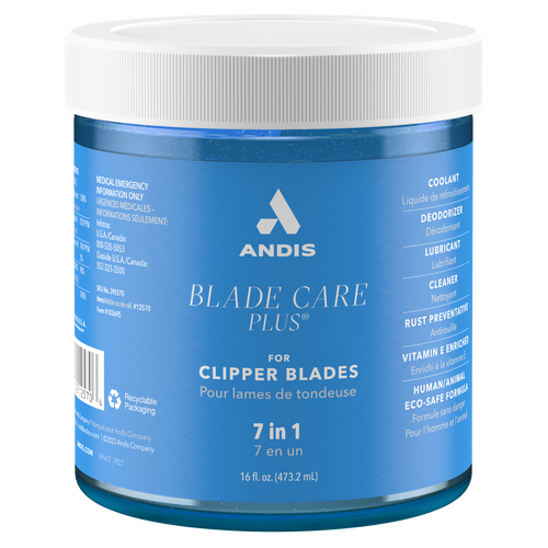 ANDIS BLADE CARE PLUS 7 IN 1 FOR CLIPPER BLADES 473.2ml