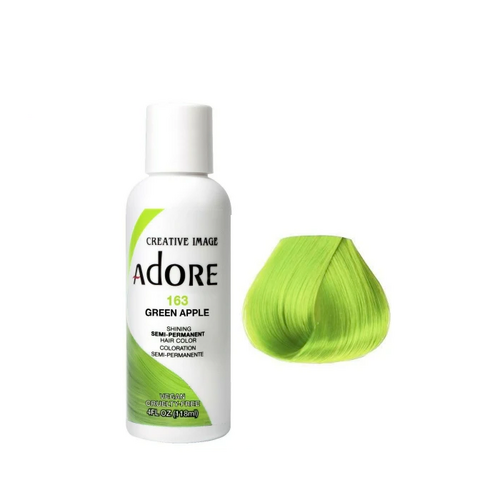 ADORE SEMI PERMANENT HAIR COLOUR – Green Apple-163