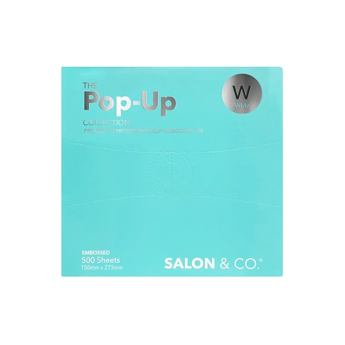 SALON & CO POP-UP FOIL 500 SHEETS - WIDE