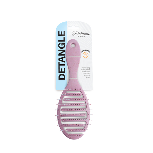 PLATINUM STYLING WHEAT FIBRE BRUSH – PINK