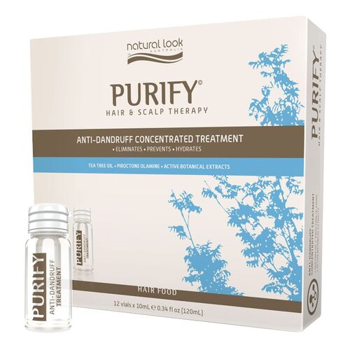 NATURAL LOOK PURIFY ANTI-DANDRUFF CONCENTRATED TREATMENT - 12Vials x 10ml