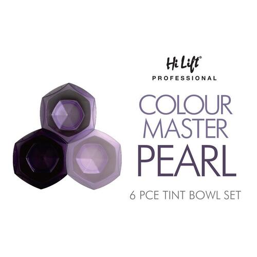 HI LIFT COLOUR MASTER PEARL 6pcs TINT BOWL SET