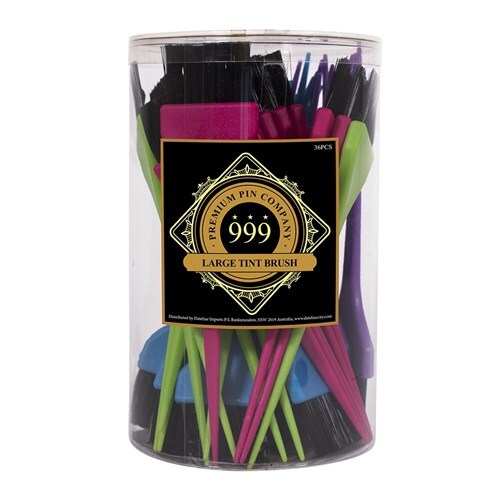 PREMIUM PIN COMPANY 999 LARGE TINT BRUSHES - 36pc