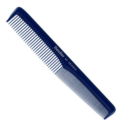 DATELINE PROFESSIONAL CELCON 401 TAPERED STYLING COMB - 17.5cm