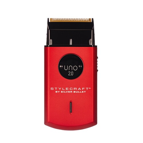 STYLECRAFT BY SILVER BULLET UNO 2.0 SINGLE FOIL SHAVER - RED