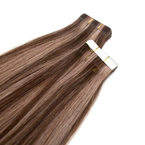 Seamless1 Velvet/Mocha Ultimate Tape Hair Extensions 21" 20pcs