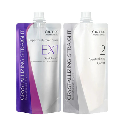 SHISEIDO CRYSTALLIZING STRAIGHT EX1+2 STRAIGHTENING CREAM PK