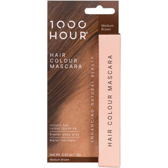 1000 Hour Hair Colour Mascara - Medium Brown 12g