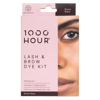1000 Hour Lash & Brow Dye Kit - Brown Black