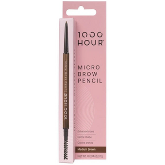 1000 Hour Micro Brow Pencil - Medium Brown 0.1g