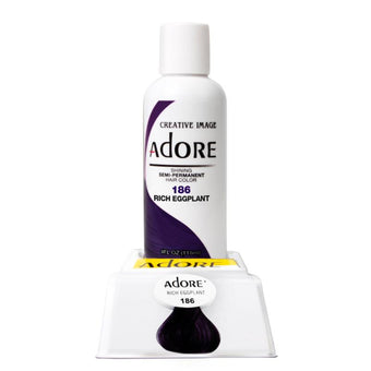 Adore Semi Permanent Hair Colour Rich Eggplant 186 118ml