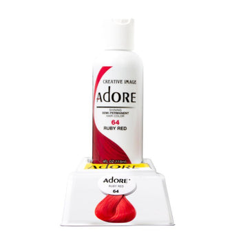 Adore Semi Permanent Hair Colour Ruby Red 64 118ml