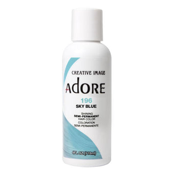 Adore Semi Permanent Hair Colour Sky Blue 196 118ml
