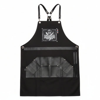 Bandido Barber Leather Apron - Black
