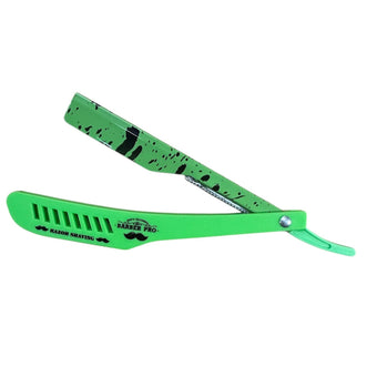 Barber Pro Razor Holder - Green Camo Handle