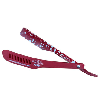 Barber Pro Razor Holder - Red Camo Handle