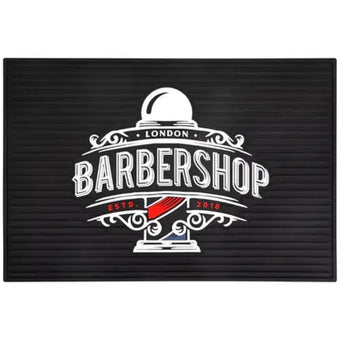 Barber Shop Pole London Tool Mat - Large 45x30cm