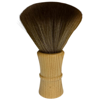 Classic Wooden Barber Neck Duster Brush