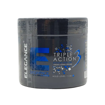 Elegance Triple Action Hair Gel Blue 250ml
