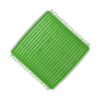 Hair FX Self Gripping 60mm Hair Rollers - Green 6pk