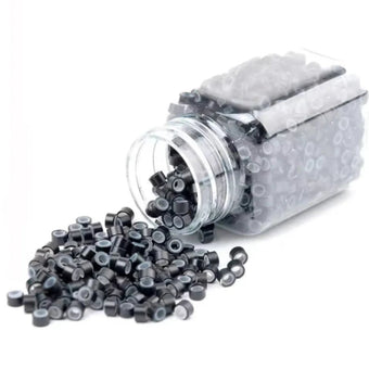 Hair Extensions Beads - #1 Black 500pcs