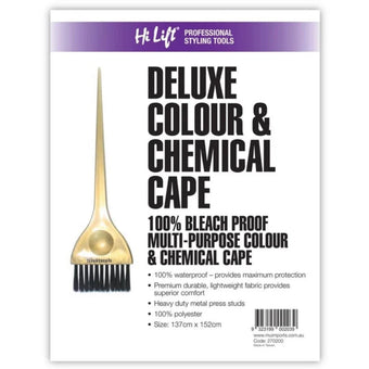 Hi Lift Deluxe Colour & Chemical Cape - Black