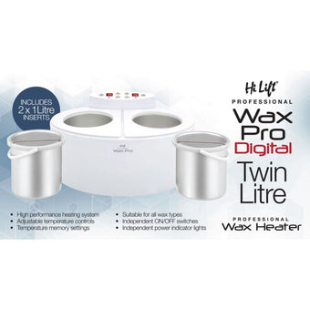 HI LIFT Wax Pro Digital Twin Litre White