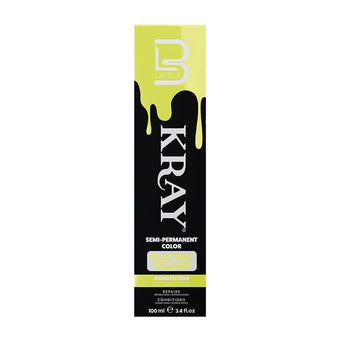 LEVEL3 Kray Semi Permanent Hair Colour - Electric Yellow 100ml