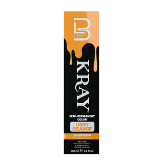 LEVEL3 Kray Semi Permanent Hair Colour - Light Orange 100ml