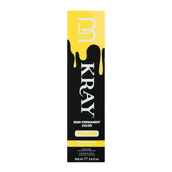 LEVEL3 Kray Semi Permanent Hair Colour - Yellow 100ml