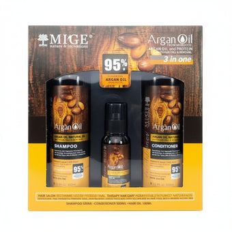Mige Argan Oil & Protein 3 in 1 Trio Pack