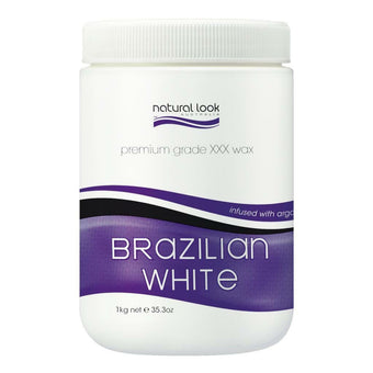 Natural Look Brazilian White Strip Wax 1kg