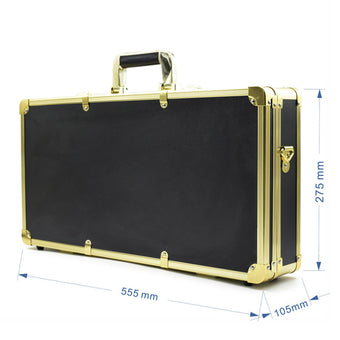 Professional Barber Carry Tool Case – Black & Gold