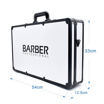 Professional Barber Carry Tool Case – Black & White