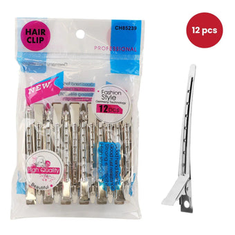 Professional Metal Hair Clips 12 Pack