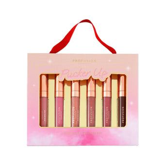 Profusion Cosmetics Pucker Up High Shine Lip Gloss Set – 6 Piece