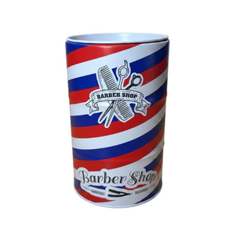 Razor Blade Disposable Recycle Tin Container - Barber Colours
