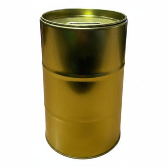 Razor Blade Disposable Recycle Tin Container - Gold