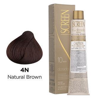 Screen 10 Min Dorado Colour 4N Natural Brown 100ml