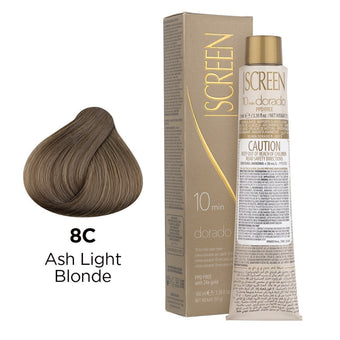 Screen 10 Min Dorado Colour 8C Ash Light Blonde 100ml