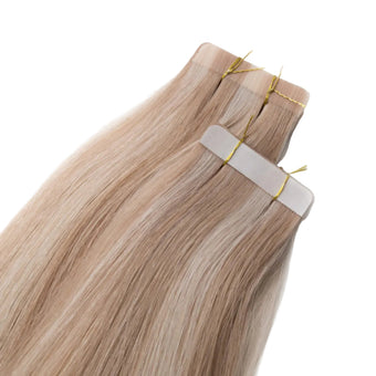 Seamless1 Milkshake Cinnamon Ultimate Tape Hair Extensions 21