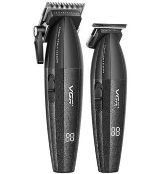 VGR V-640 Professional Barber Combo Black