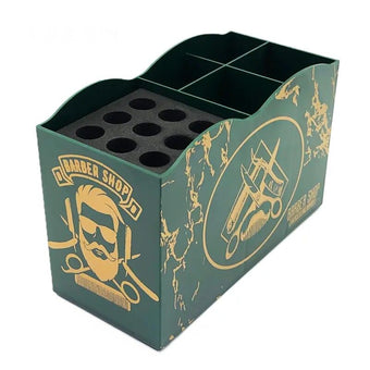 Wave Edge Barber Scissor Holder - Green