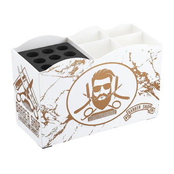 Wave Edge Barber Scissor Holder - White