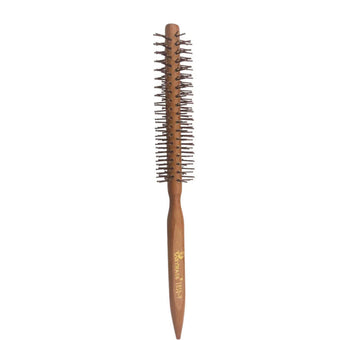 Wooden Deluxe Round Hair Brush - 1850V